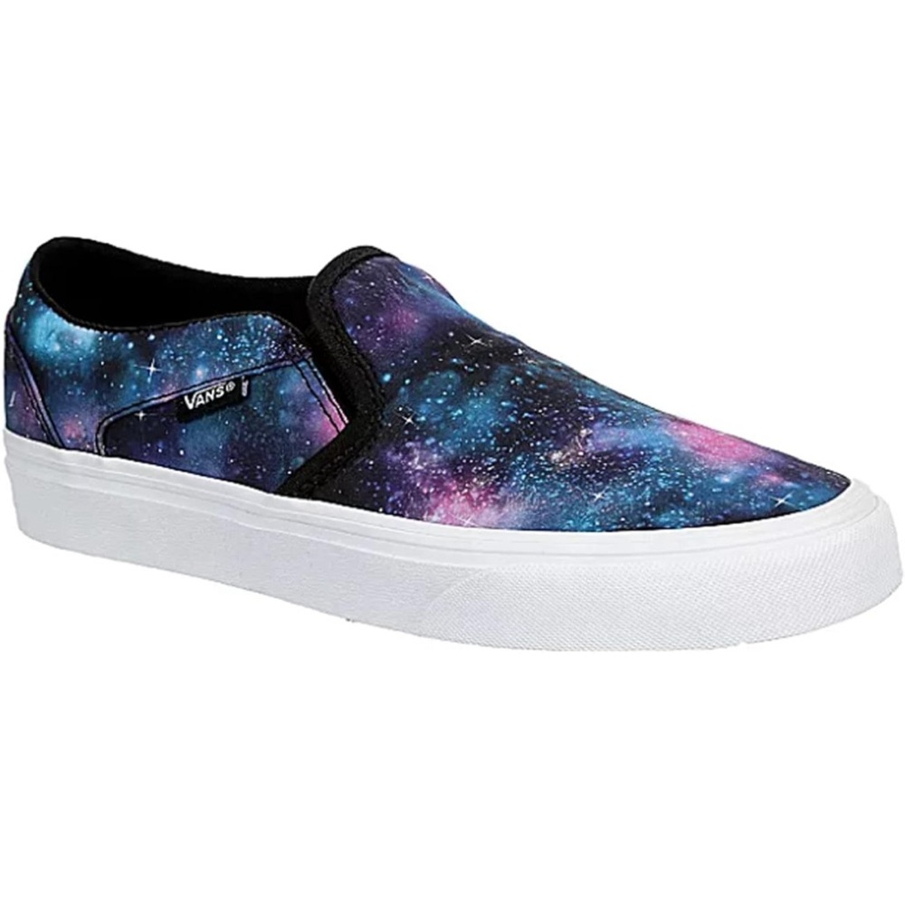 Vans Unisex Asher Slip On Sneaker - Galaxy Women’s Size 10 Very lightly worn